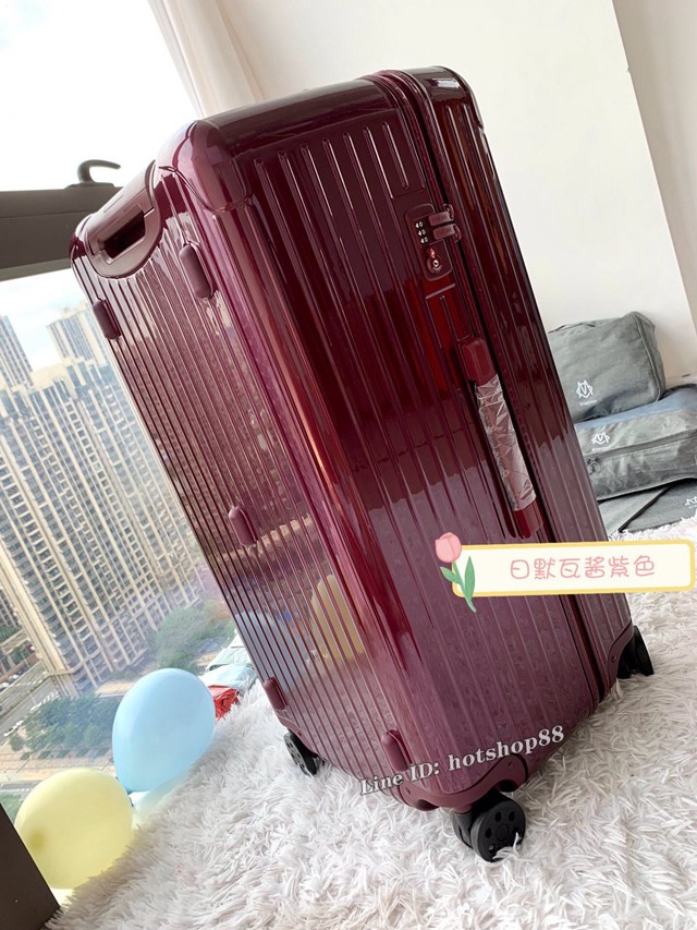 RIMOWA行李箱四輪拉杆箱 日默瓦Trunk方胖子運動版pc款TFBOYS易烊千璽代言彩色行李箱 gdx1544
